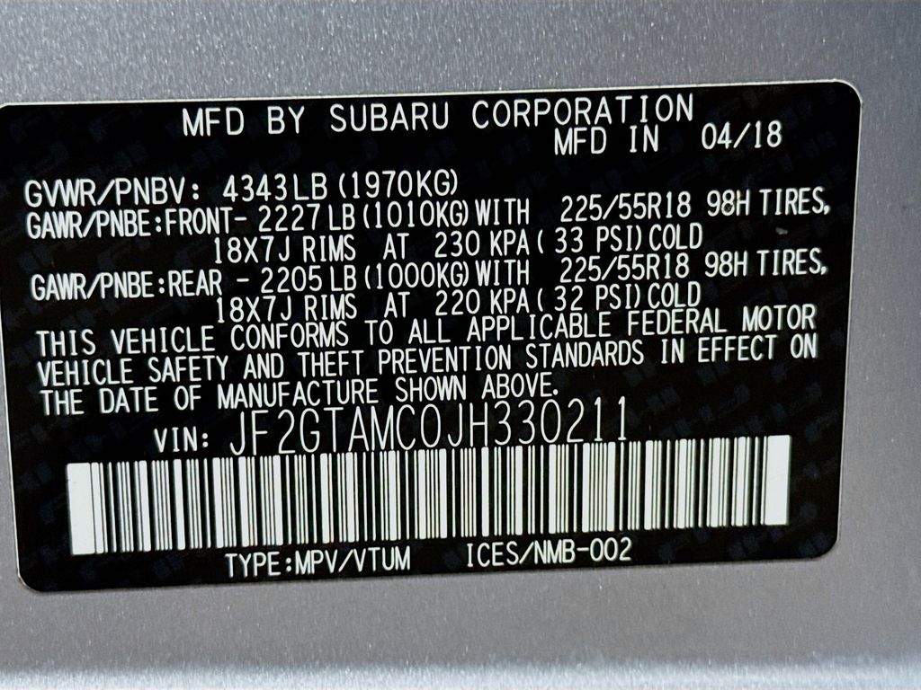 2018 Subaru Crosstrek Limited photo 32