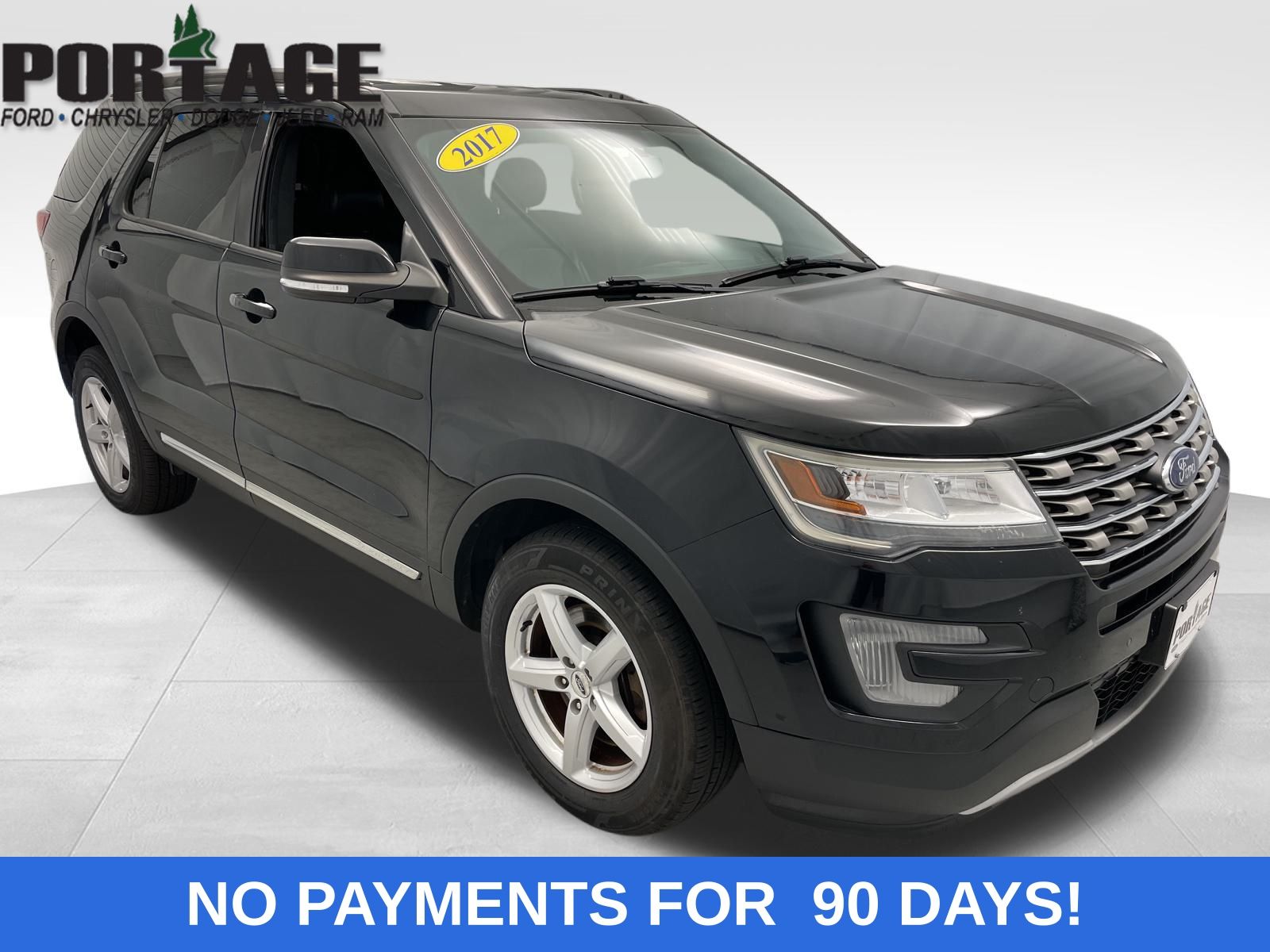 Used 2017 Ford Explorer XLT with VIN 1FM5K8D88HGC28597 for sale in Portage, WI