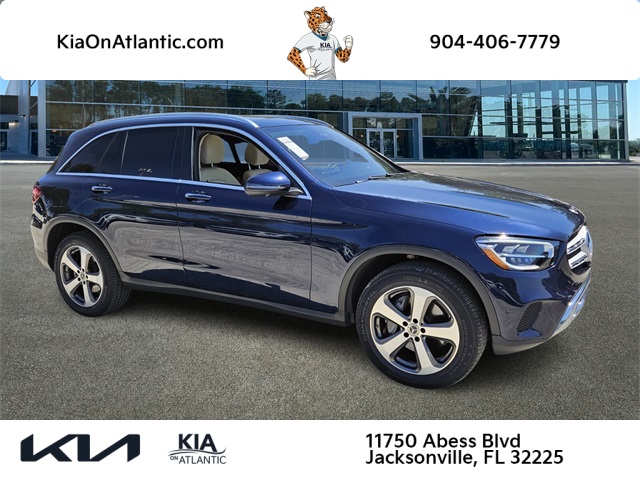 Used 2021 Blue Mercedes-Benz GLC 300 image 1