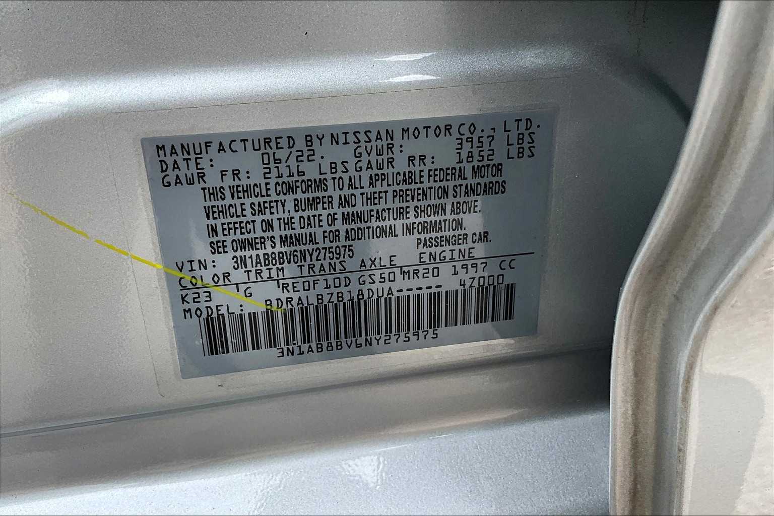 2022 Nissan Sentra S photo 31