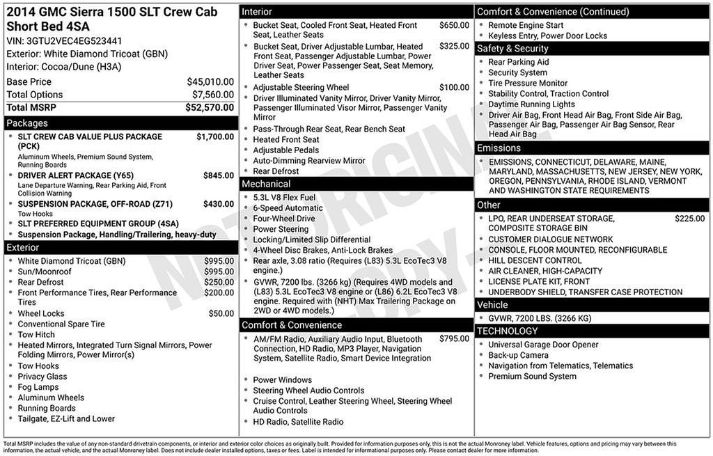 2014 GMC Sierra 1500 SLT