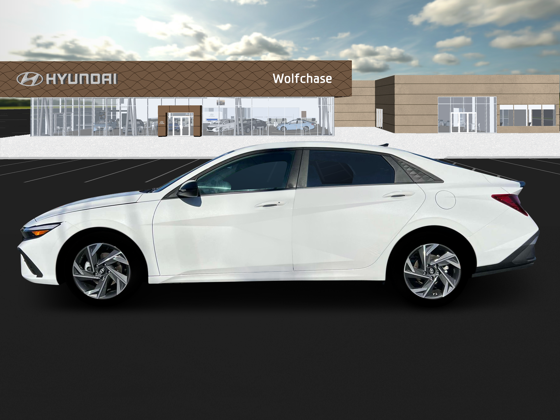 New 2025 White Hyundai SEL Sport image 3