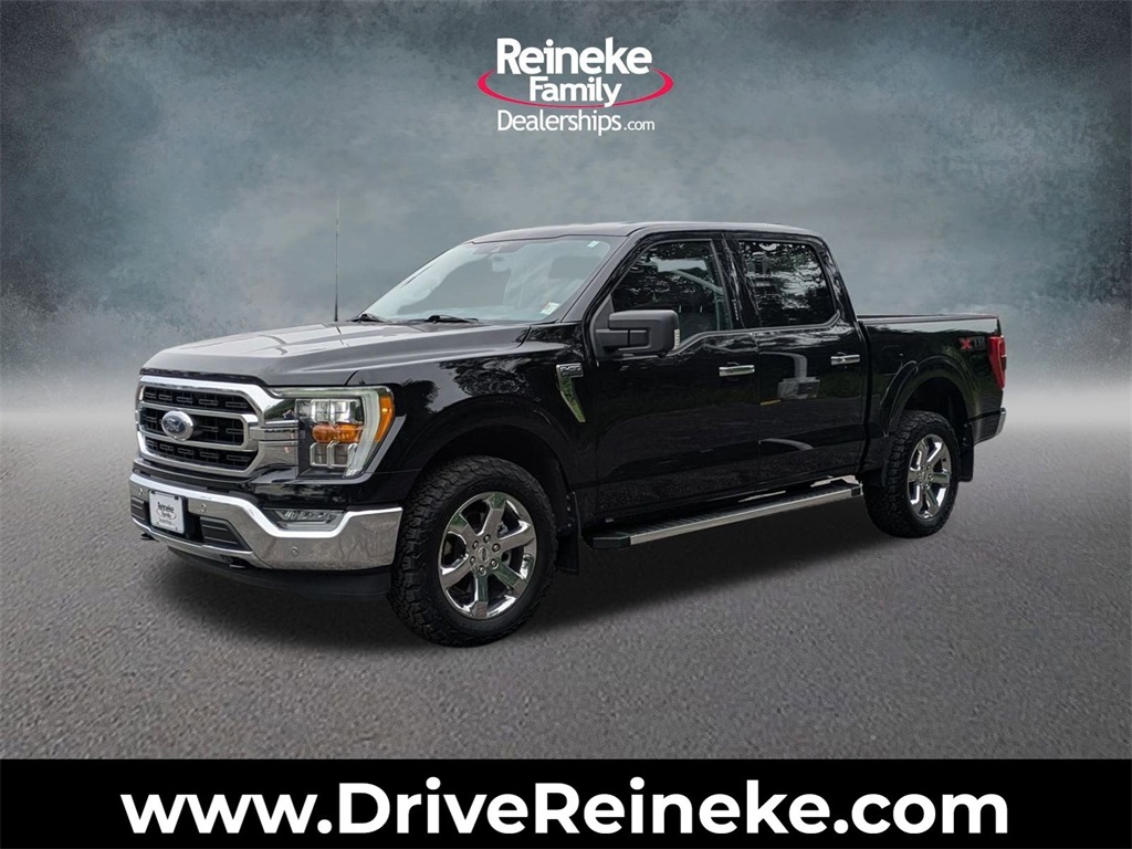 Used 2022 Black Ford XLT image 1
