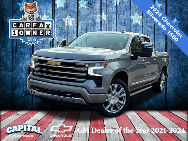 Used 2024 Sterling Gray Metallic Chevrolet High Country image 1