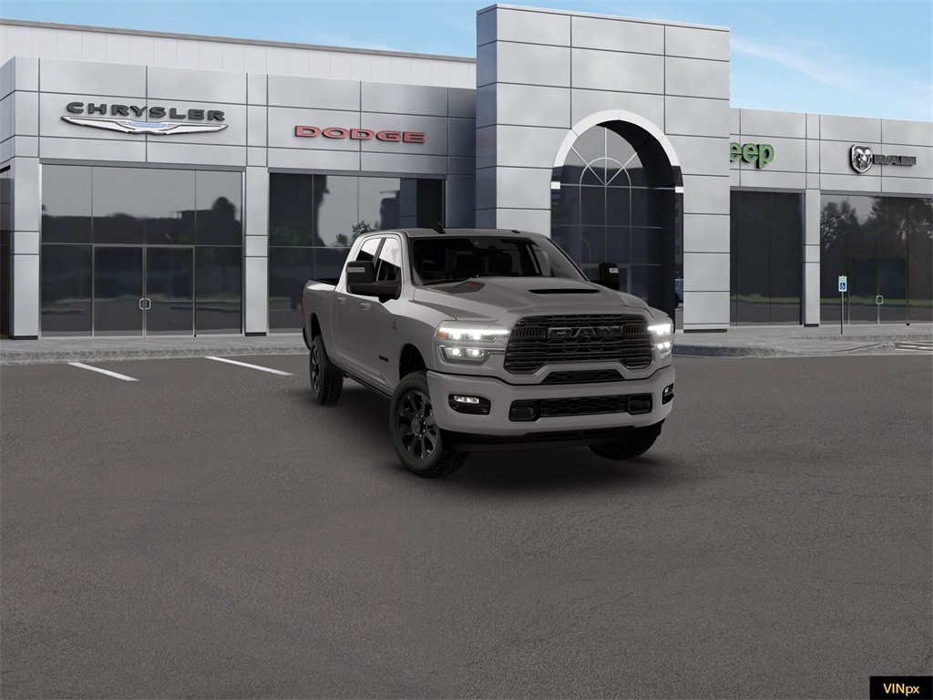 New 2026 Ceramic Gray Clear-Coat Exterior Paint RAM Laramie Night Edition image 42