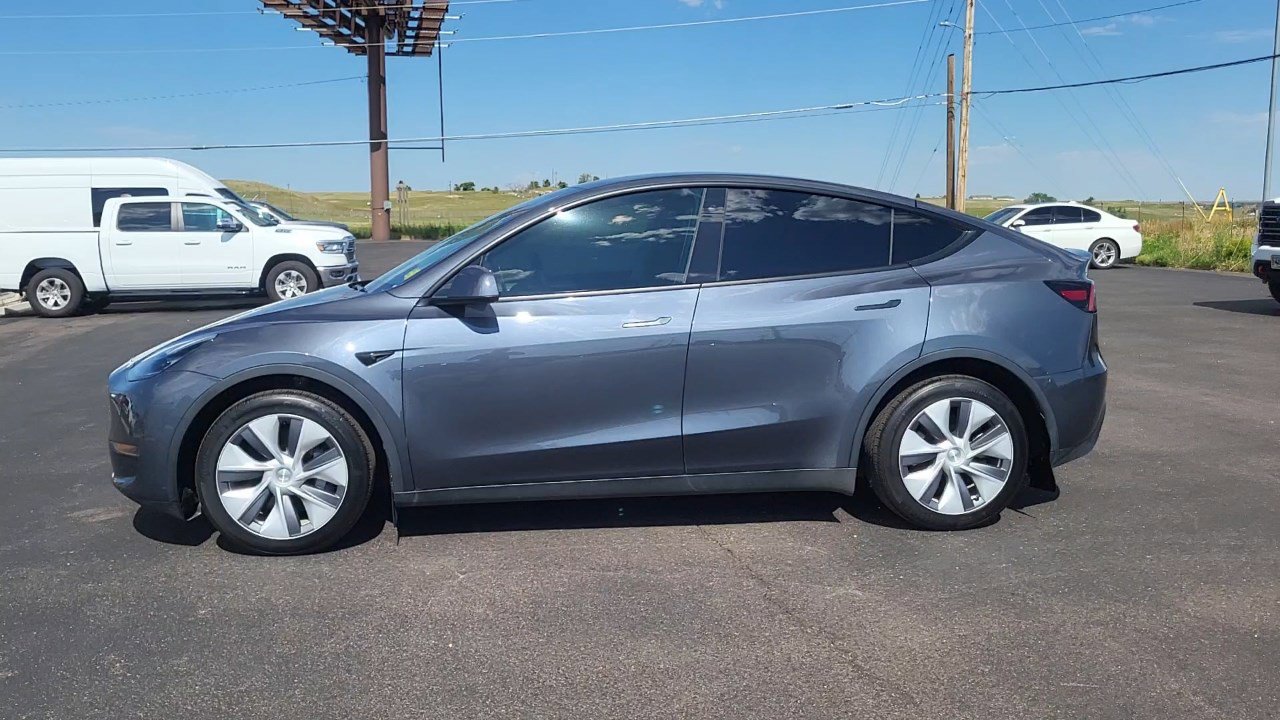 Certified 2023 Tesla Model Y Long Range with VIN 7SAYGDEE8PA029901 for sale in Cheyenne, WY