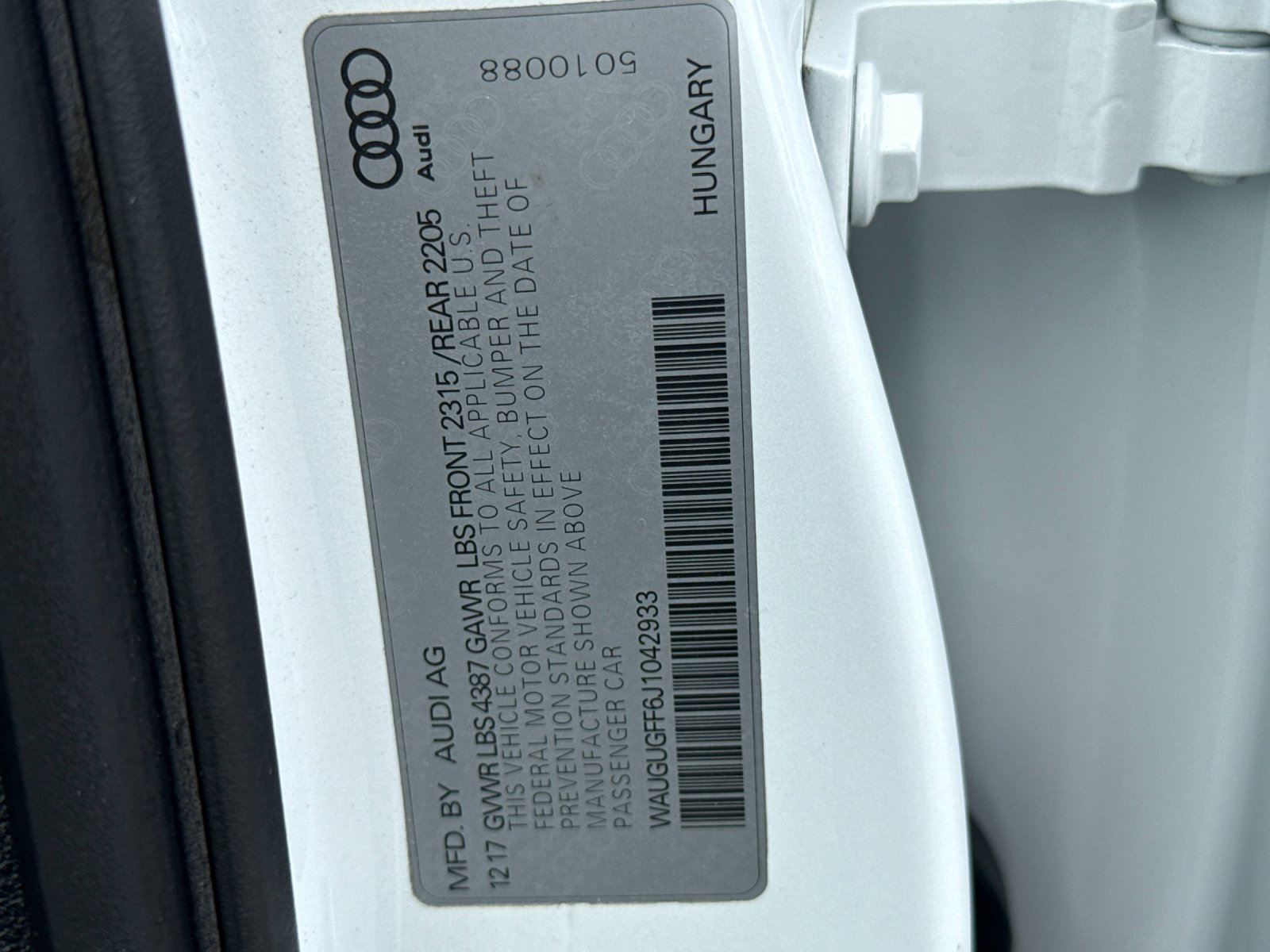 2018 Audi A3 2.0T Premium Plus photo 33