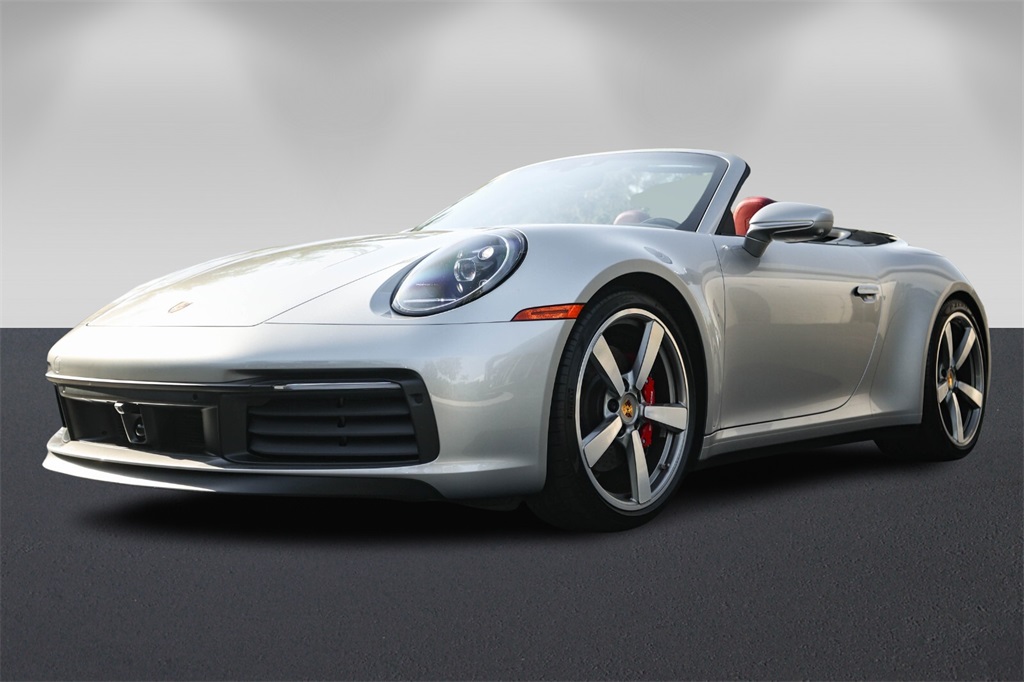Used 2021 GT Silver Metallic Porsche Carrera S image 7