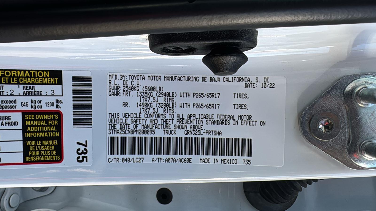 2023 Toyota Tacoma TRD Sport Double Cab photo 22