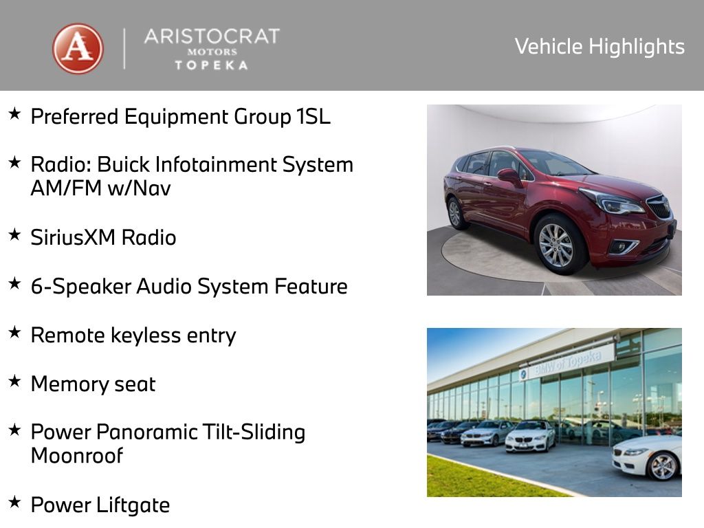 Used 2019 Buick Envision Essence with VIN LRBFXCSA6KD109022 for sale in Kansas City