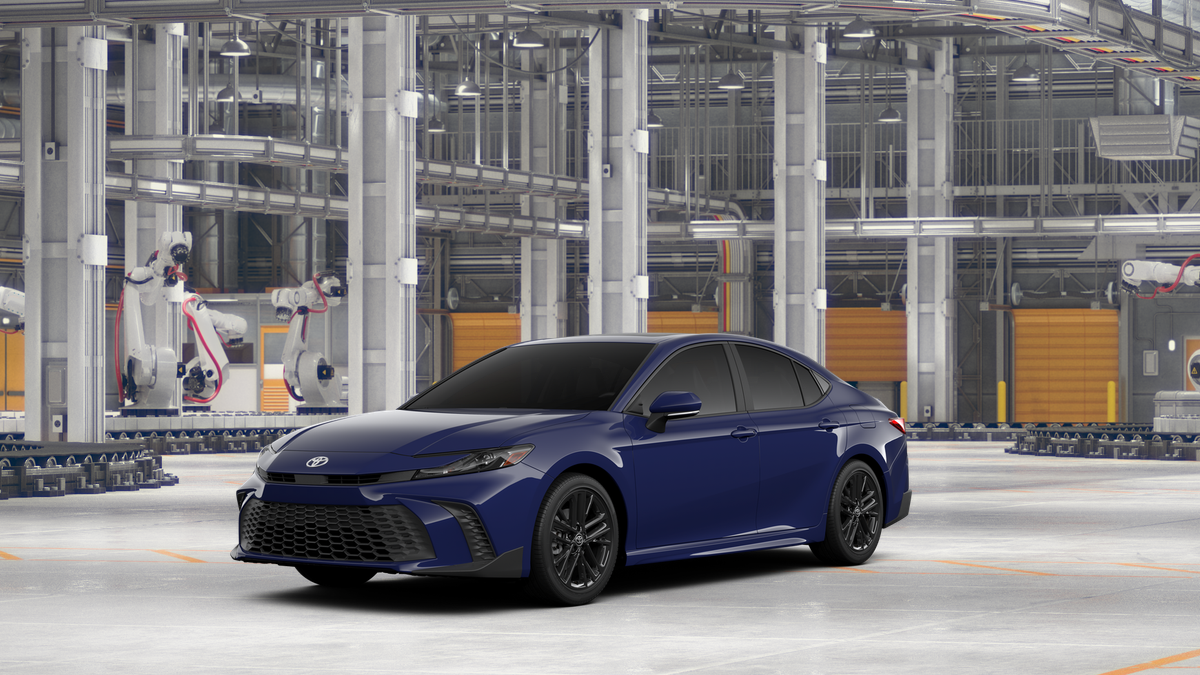 New 2025 Reservoir Blue Toyota SE image 1