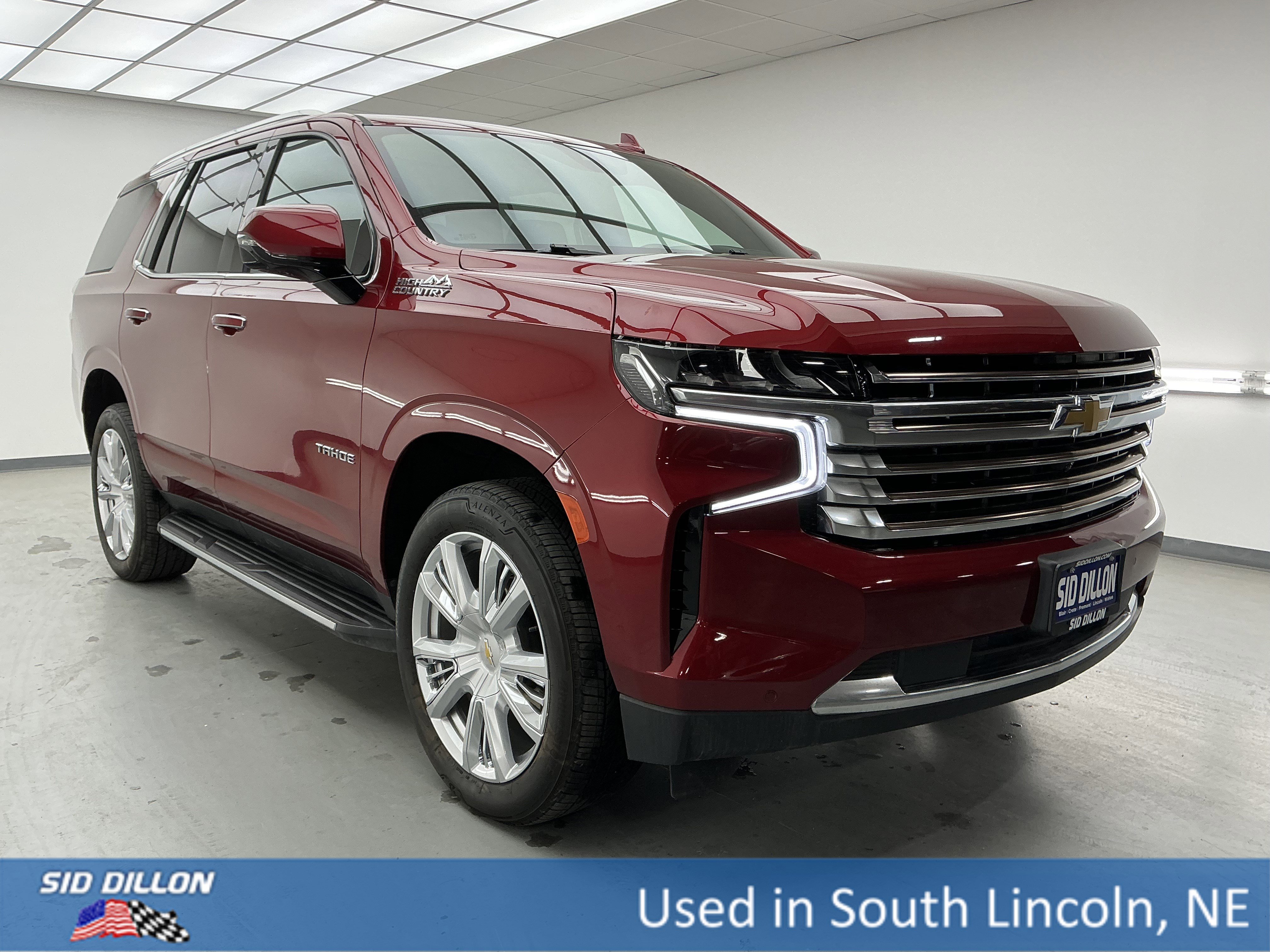 Used 2022 Cherry Red Tintcoat Chevrolet High Country image 3