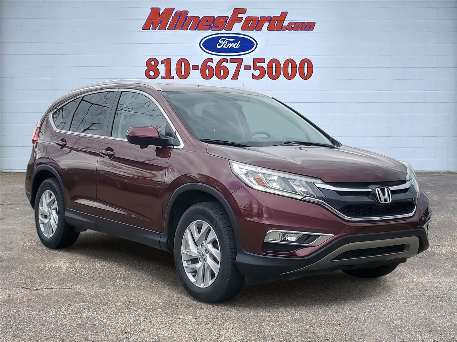 Used 2016 Honda CR-V EX-L with VIN 2HKRM4H78GH683874 for sale in Imlay City, MI
