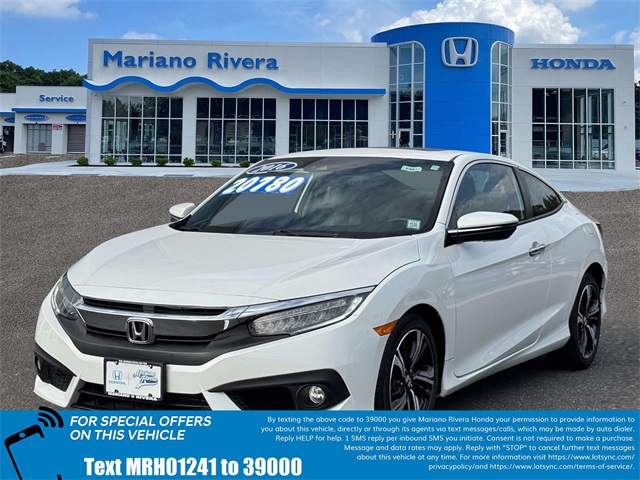 Certified 2016 Honda Civic Touring with VIN 2HGFC3B9XGH360124 for sale in Port Jefferson Station, NY