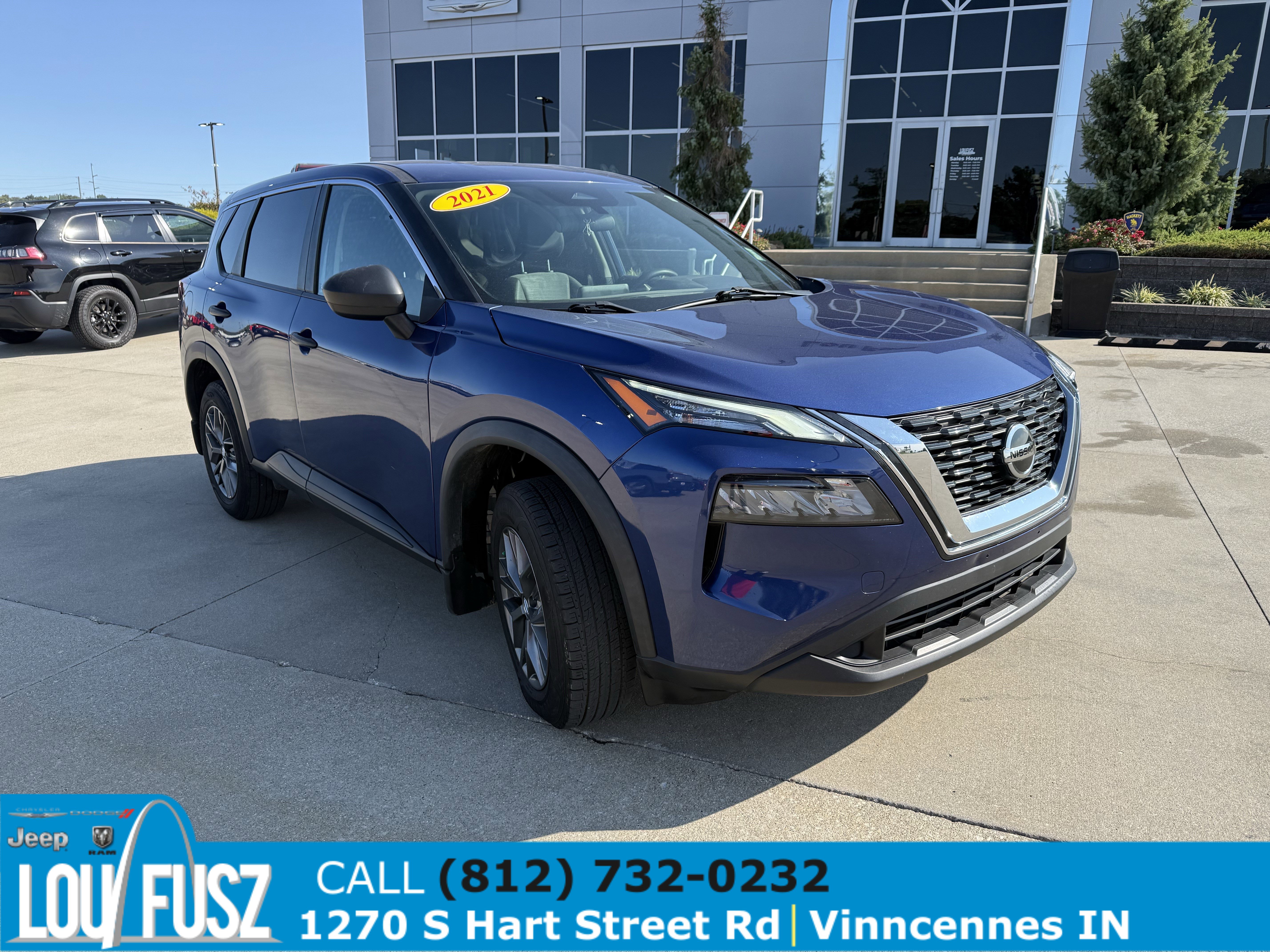 Used 2021 Nissan Rogue S with VIN 5N1AT3AA8MC759760 for sale in Vincennes, IN