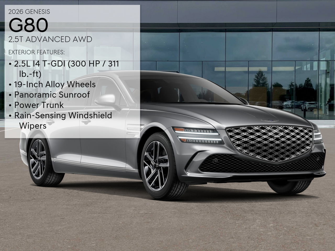 2026 Genesis G80 2.5T Advanced photo 3