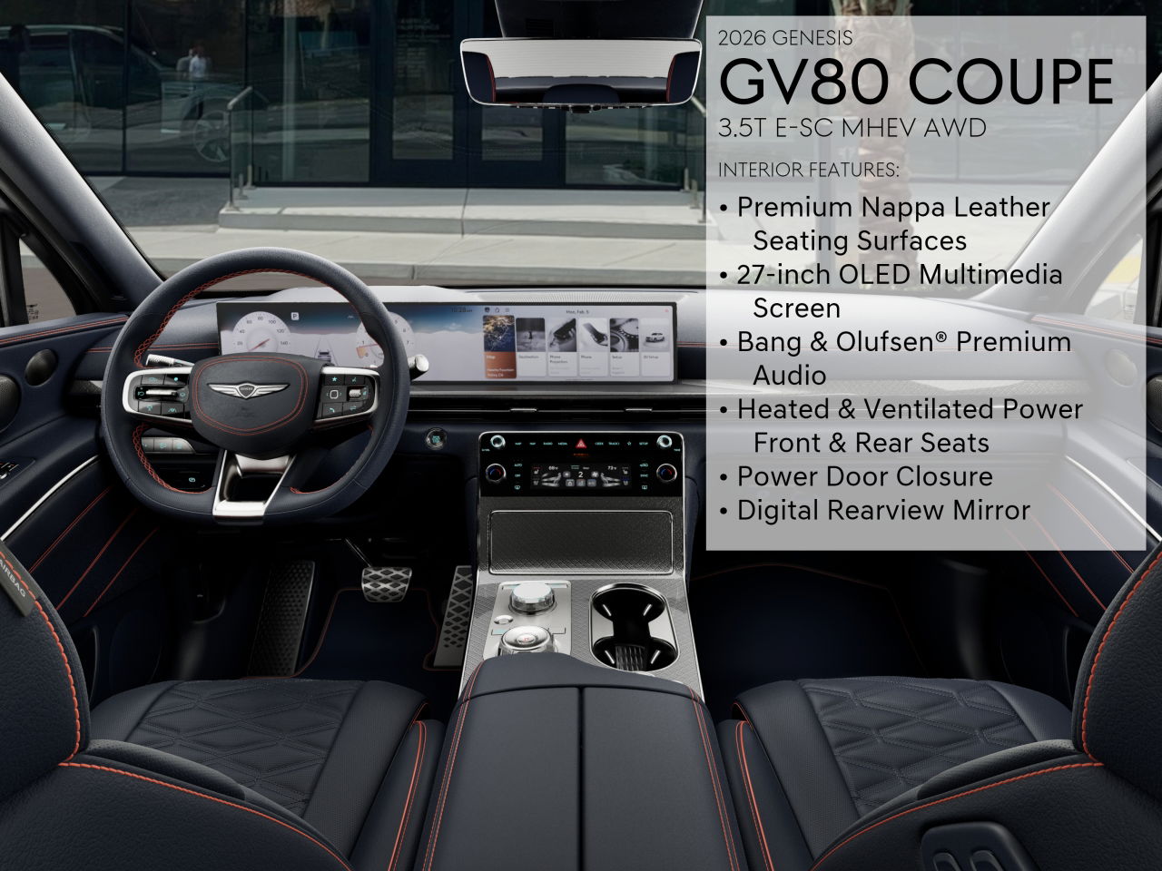 2026 Genesis GV80 Coupe 3.5T photo 15