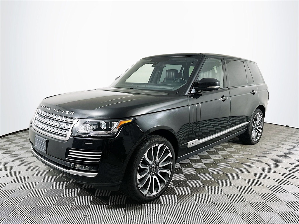 Used 2015 Santorini Black Metallic Land Rover 5.0L V8 Supercharged Autobiography image 1