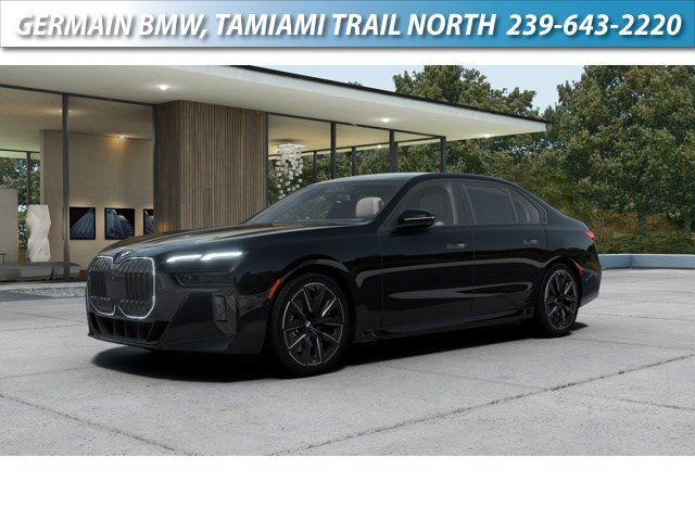 New 2025 Black Sapphire Metallic BMW 760i xDrive image 1
