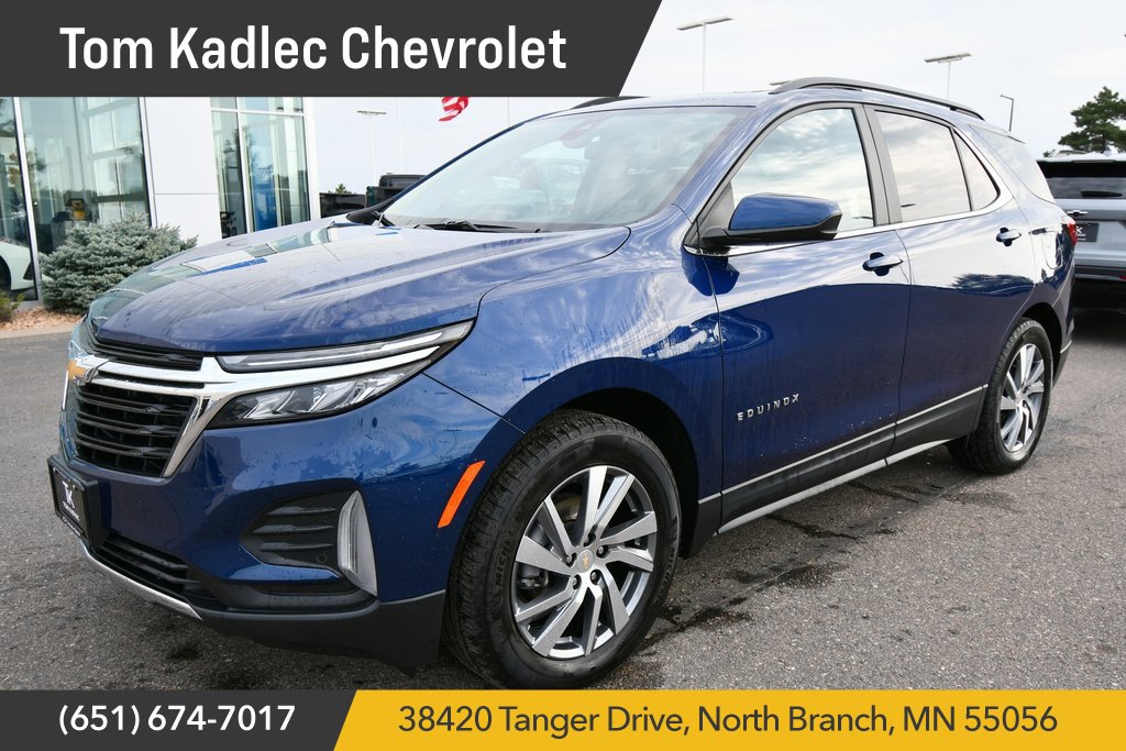 Certified 2022 Chevrolet Equinox LT with VIN 3GNAXUEV3NL256940 for sale in North Branch, Minnesota