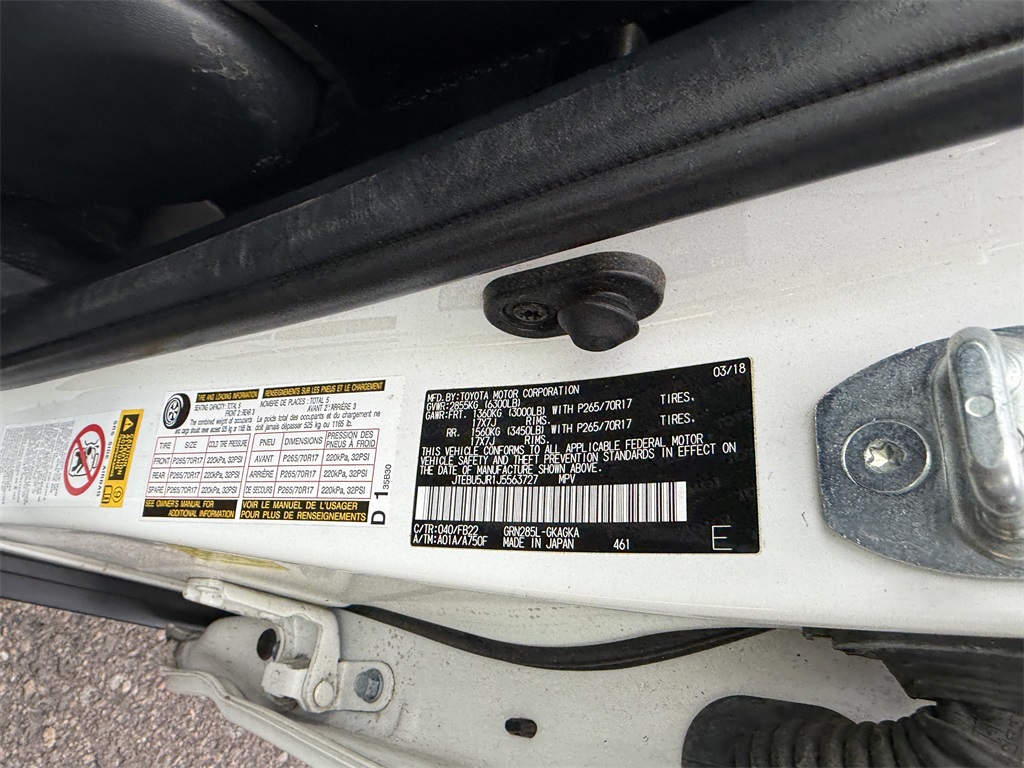 2018 Toyota 4Runner SR5 Premium Limited TRD Pro photo 4