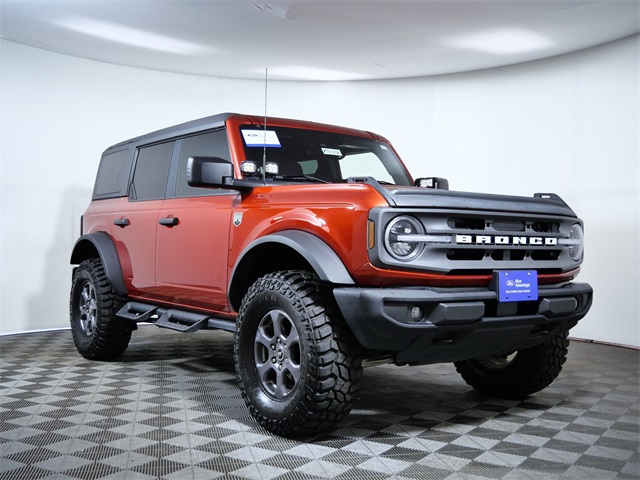 Certified 2023 Ford Bronco 4-Door Big Bend with VIN 1FMEE5BP3PLB18319 for sale in Apple Valley, Minnesota