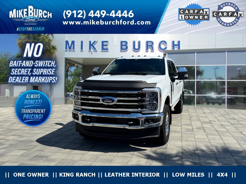 Used 2024 Oxford White Ford King Ranch image 1