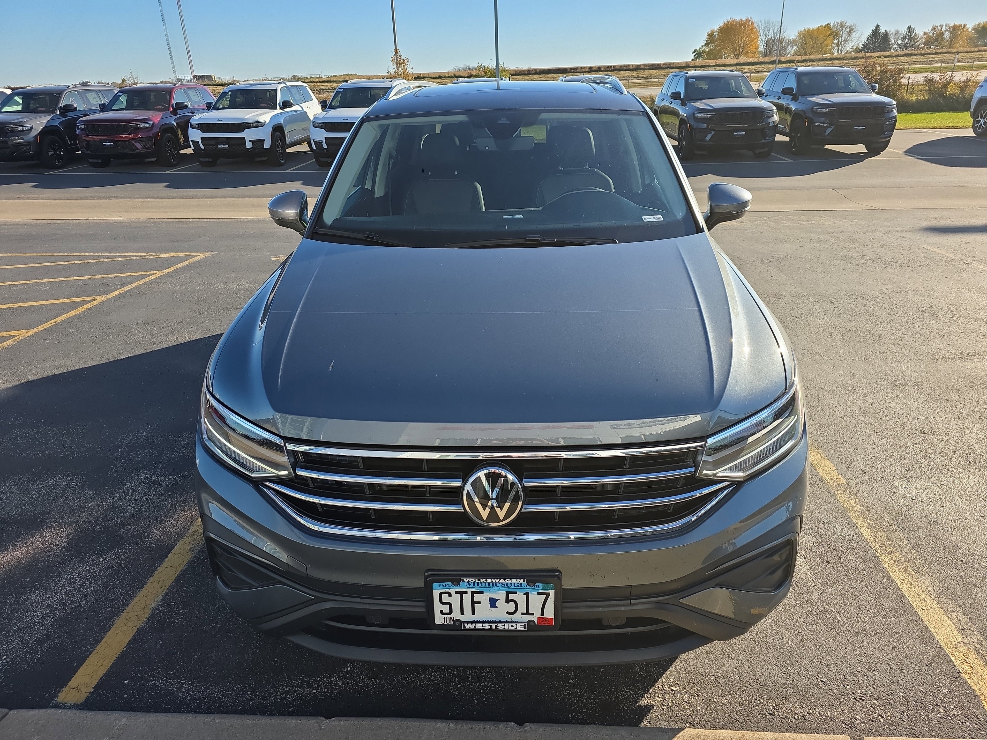 Used 2024 Volkswagen Tiguan SE with VIN 3VVMB7AX2RM064990 for sale in Saint Charles, Minnesota