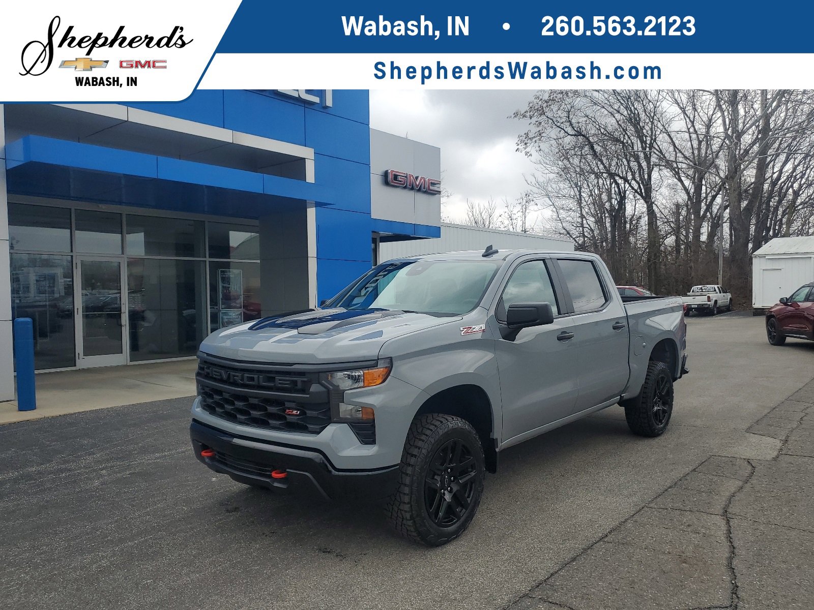 New 2024 Chevrolet Silverado 1500 Custom Trail Boss Crew Cab in