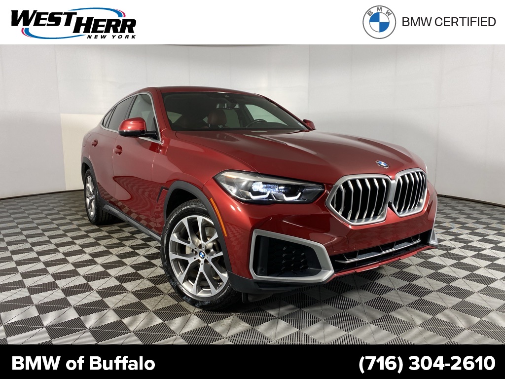 Certified Used 2022 Red BMW xDrive40i image 1