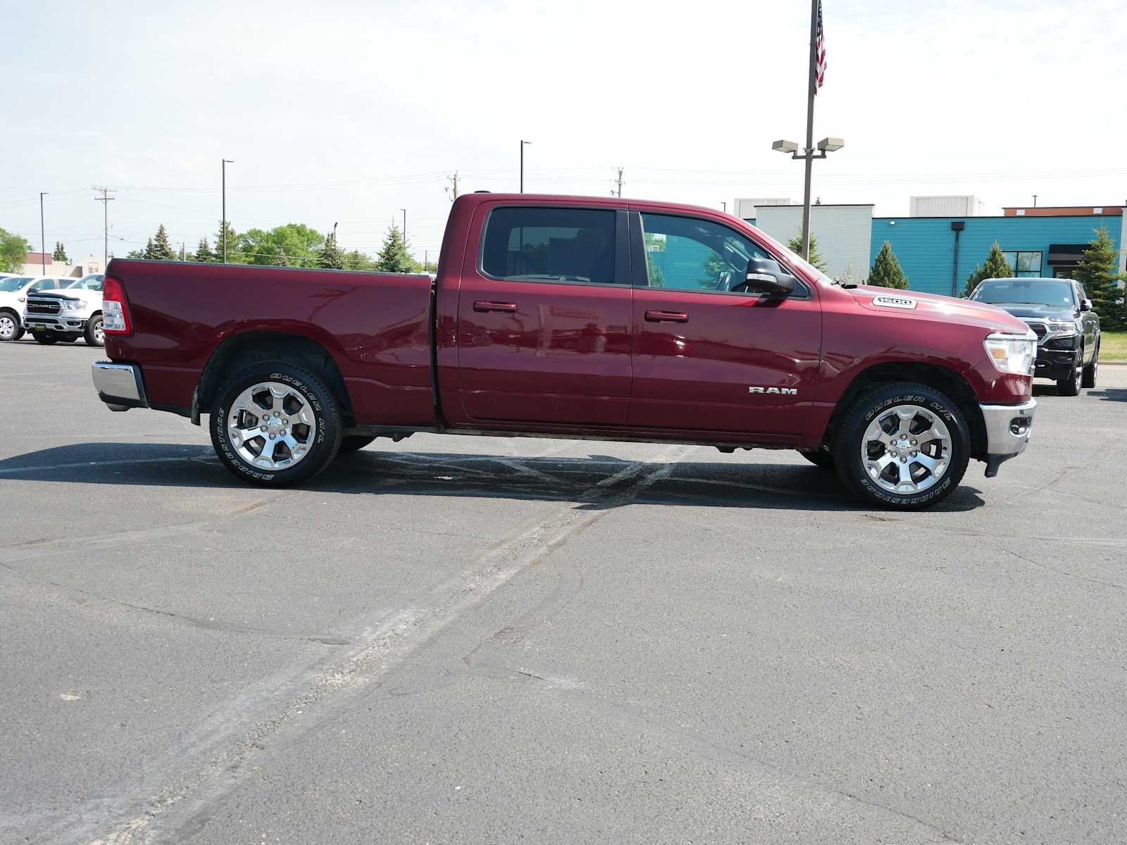 Used 2021 RAM Ram 1500 Pickup Big Horn/Lone Star with VIN 1C6SRFMT6MN644737 for sale in Brainerd, Minnesota
