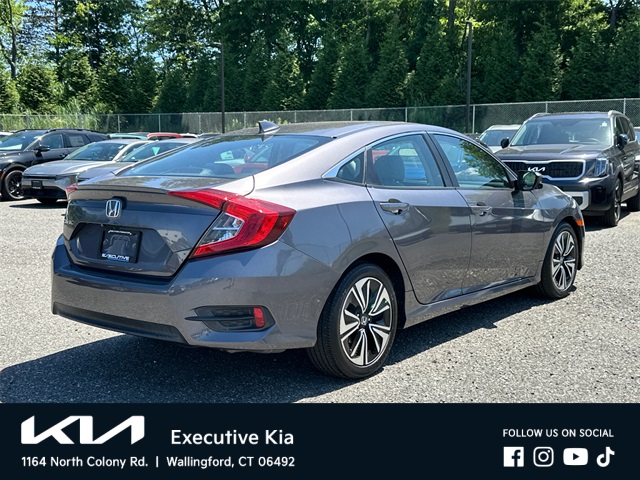 Used 2017 Honda Civic EX-T with VIN 2HGFC1F37HH650266 for sale in Wallingford, CT