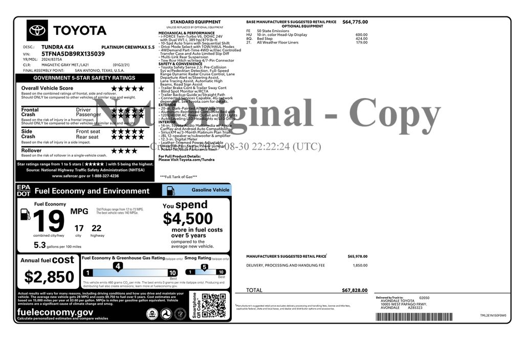 5TFNA5DB9RX135039
