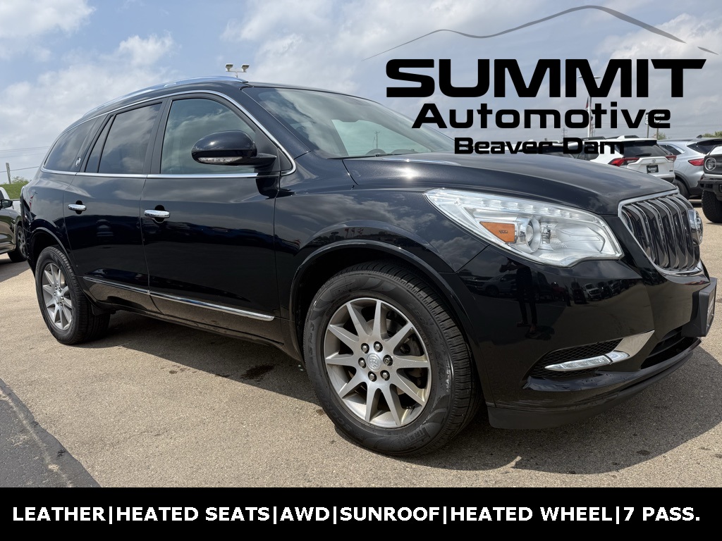 Used 2017 Buick Enclave Leather with VIN 5GAKVBKD9HJ186201 for sale in Beaver Dam, WI