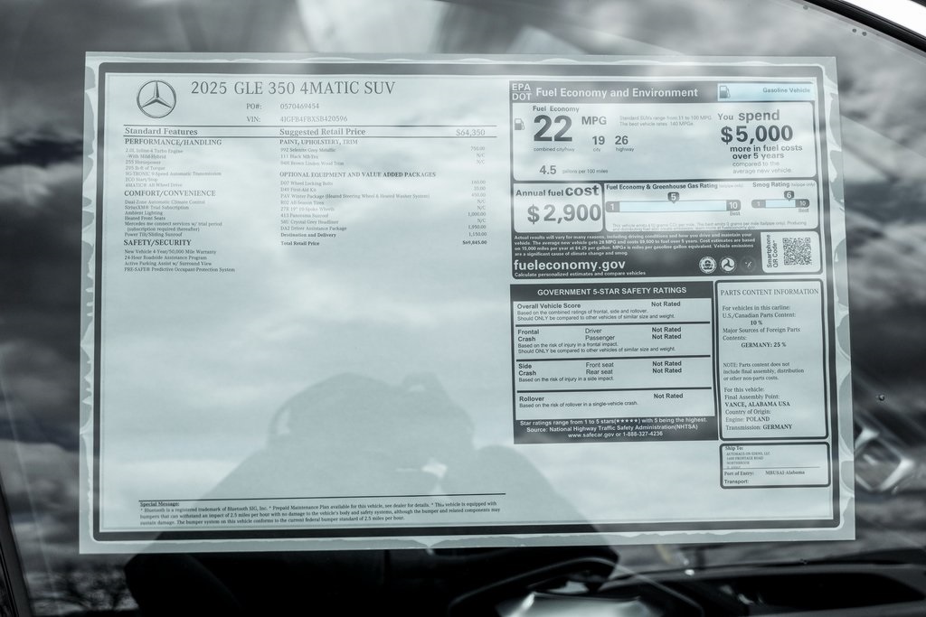 2025 Mercedes Benz GLE 350 4MATIC photo 25