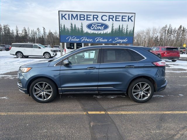 Used 2019 Ford Edge Titanium with VIN 2FMPK4K99KBC01355 for sale in Pine River, Minnesota
