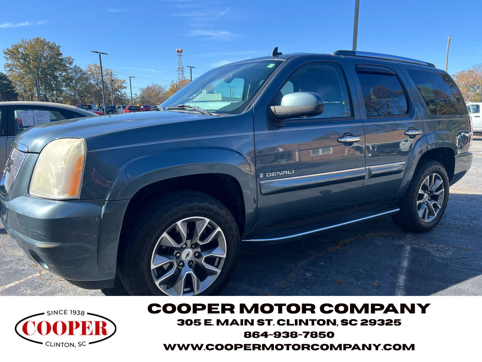 Used 2008 GMC Yukon XL Denali with VIN 1GKFK63878J174635 for sale in Clinton, SC