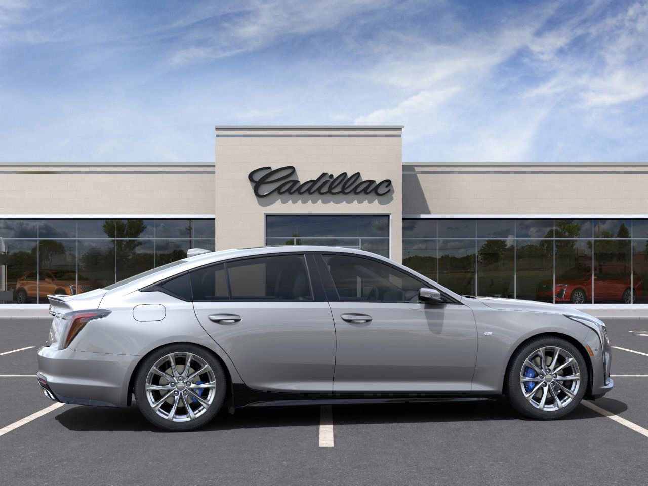 New 2025 Argent Silver Metallic Cadillac Sport image 5