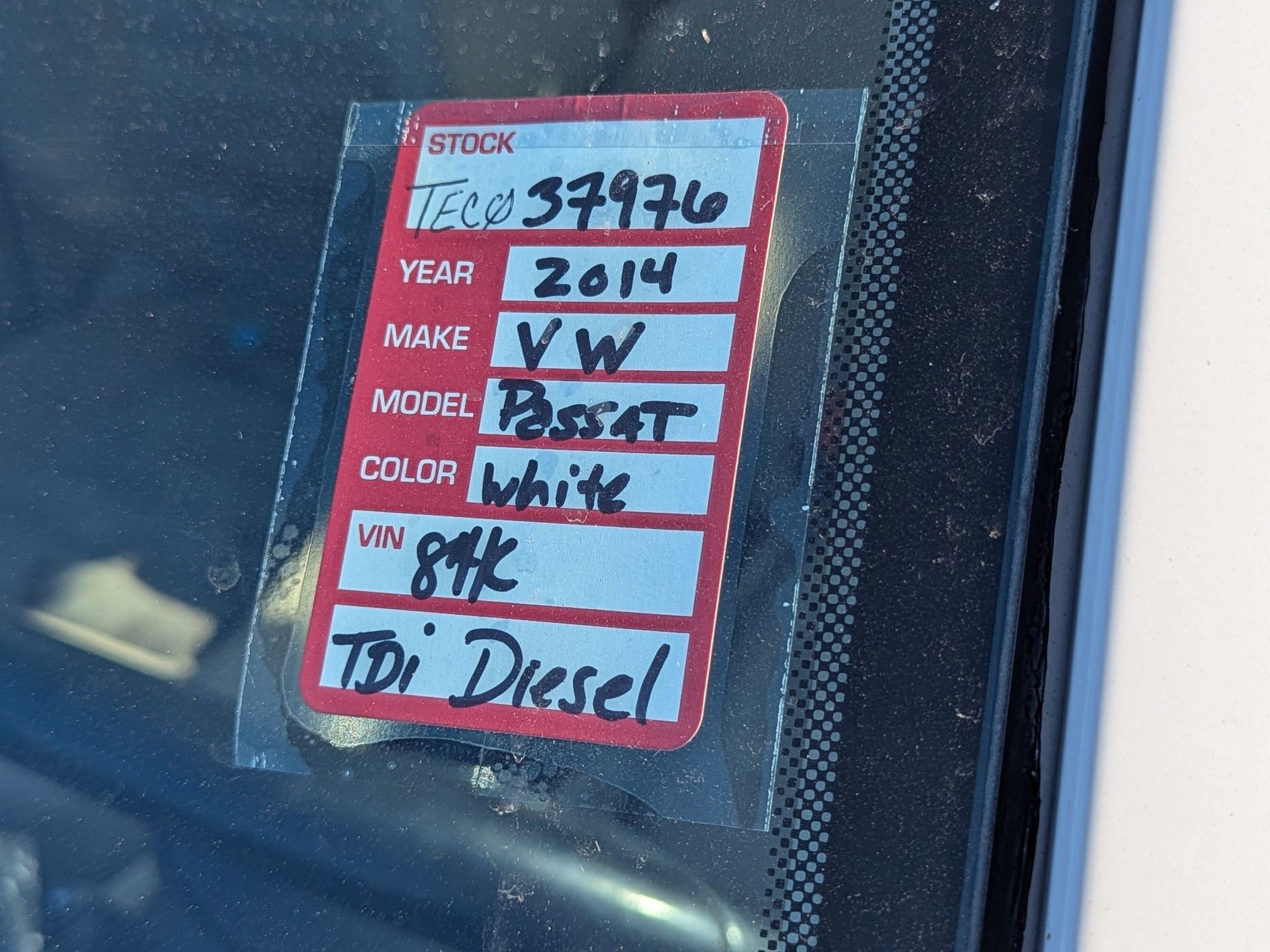2014 Volkswagen Passat TDI SEL Premium photo 10