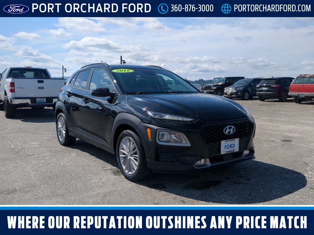 Used 2018 Hyundai Kona SEL with VIN KM8K6CAA4JU126982 for sale in Port Orchard, WA