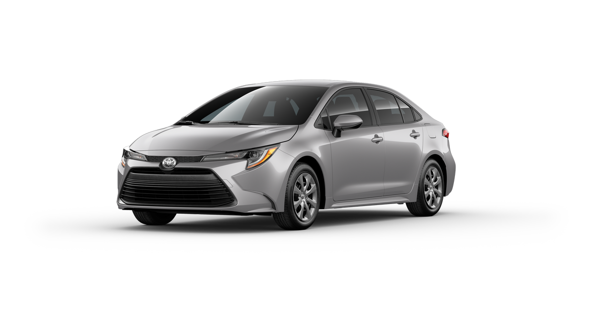 New 2025 Classic Silver Metallic Toyota LE image 1