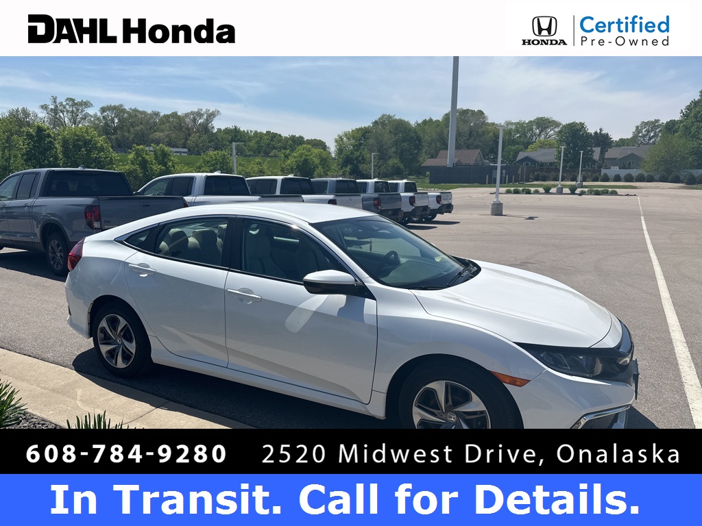 PreOwned 2020 Honda Civic LX 4D Sedan in Winona 924H3491 Dahl Toyota