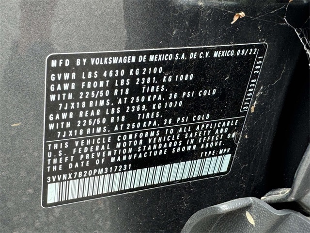 2023 Volkswagen Taos SE photo 30