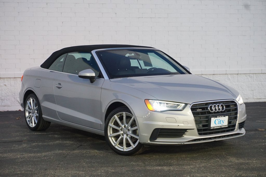 Used 2016 Audi A3 Cabriolet Premium Plus with VIN WAU38LFF6G1026333 for sale in Grayslake, IL