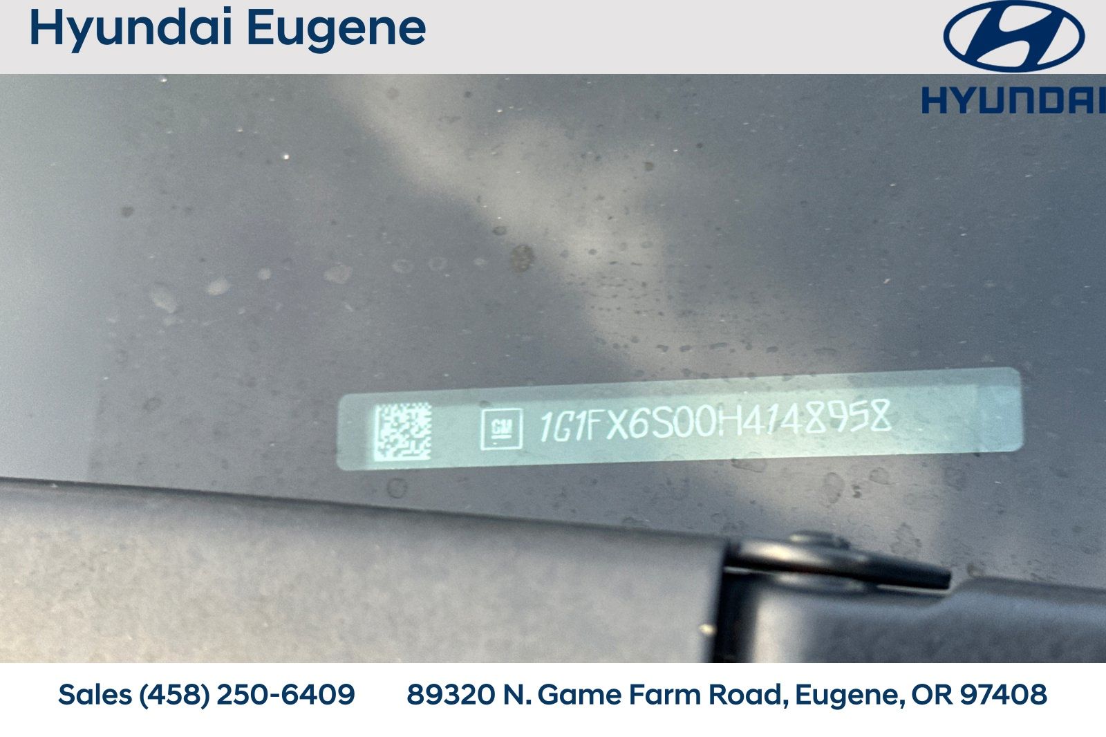 Used 2017 Chevrolet Bolt EV Premier with VIN 1G1FX6S00H4148958 for sale in Eugene, OR