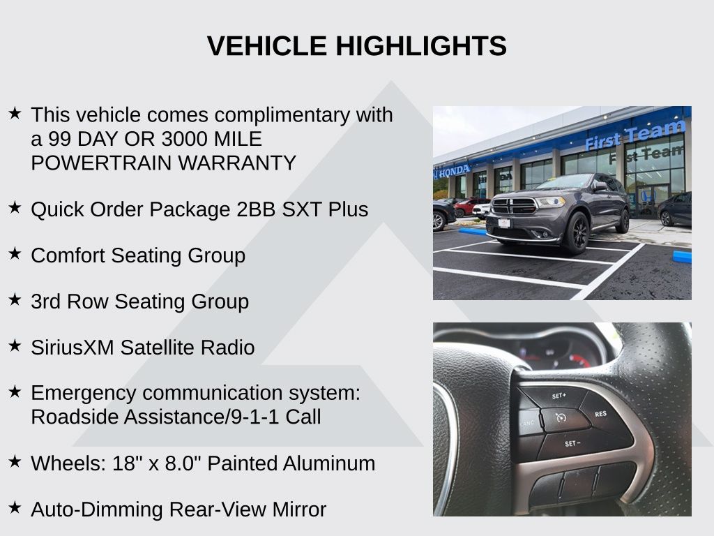 2019 Dodge Durango SXT Plus