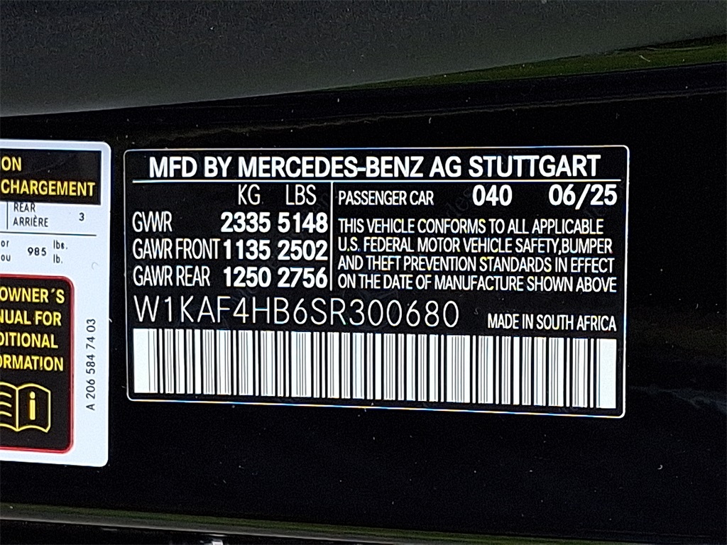 2025 Mercedes Benz C 300 4MATIC Sedan photo 23