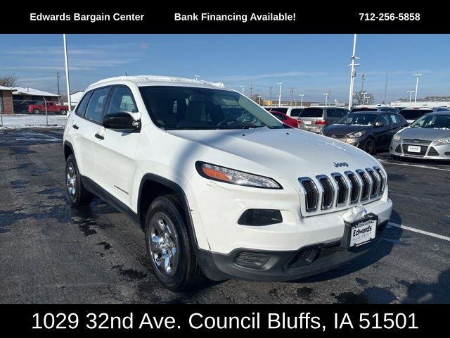 Used 2015 Jeep Cherokee Sport with VIN 1C4PJMAB9FW545784 for sale in Council Bluffs, IA