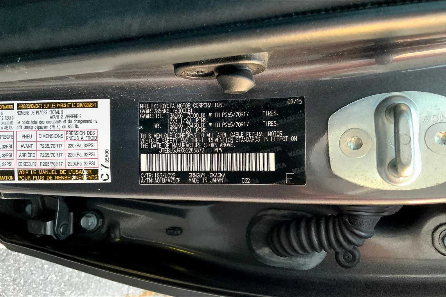 2016 Toyota 4Runner Trail Premium photo 30
