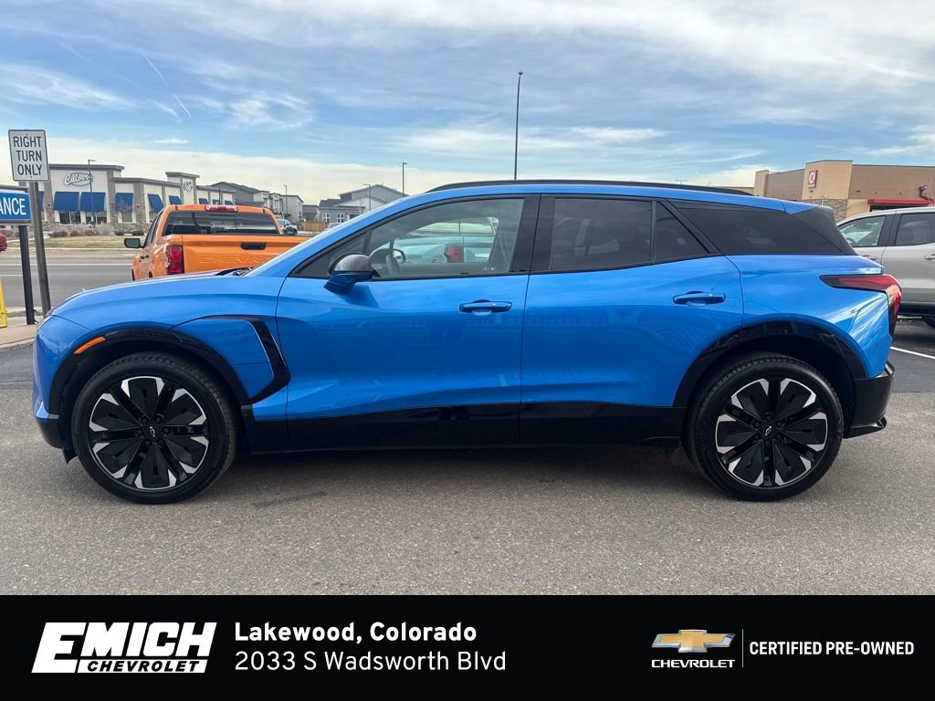 Certified 2024 Chevrolet Blazer EV RS with VIN 3GNKDCRJ3RS285977 for sale in Lakewood, CO